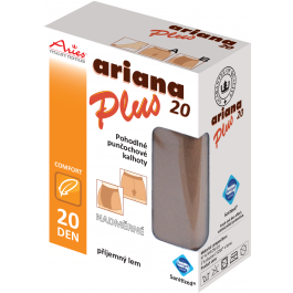 Nadměrné pohodlné punčochové kalhoty - Ariana 20 Plus