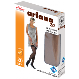 Pohodlné punčochy na podvazek - Ariana 20