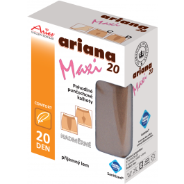 Nadměrné pohodlné punčochové kalhoty - Ariana 20 maxi