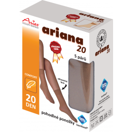 Pohodlné ponožky, 5 párů - Ariana 20